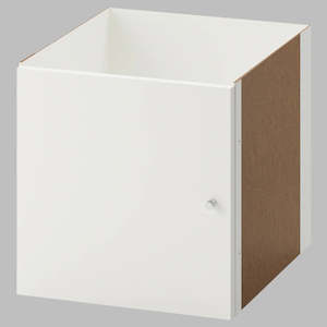 IKEA KALLAX Insert with door, white, 33x33 cm