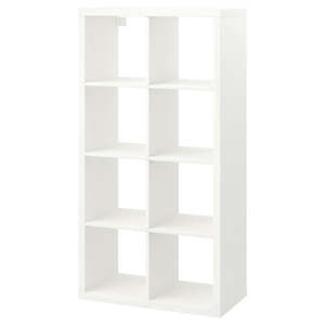 Kallax Shelving: IKEA KALLAX Shelving unit 4x2, white, 77x147 cm