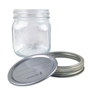 Preserving Pantry: 500ml Preserving Jars with dome & band