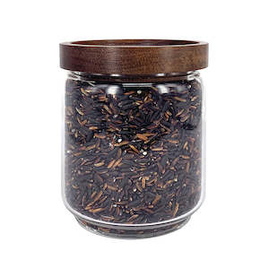 Storage: DISHY Glass Jar w' Acacia Lid 500ml