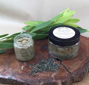 Personal Care: Green Tea & Mint Salt Scrub