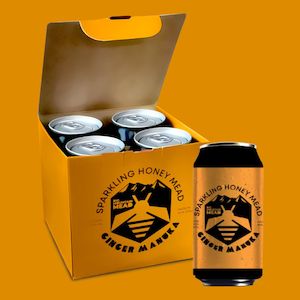 Goodgeorgecocktails: Sparkling Honey Mead - Ginger Manuka