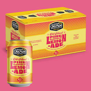 Beer: Old School Pink Alcoholic Lemonade Cans