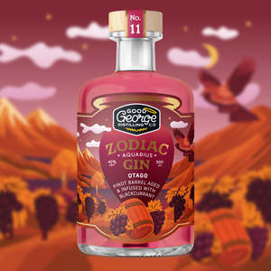 All: Aquarius Otago Pinot Barrel Aged & Infused Blackcurrant Gin 500ml