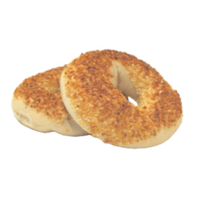 bagels: GARLIC BAGEL x10 PACK