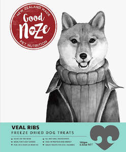 Veal Ribs Dog Treats 100g