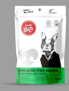 Dog Food: Lamb Green Tripe Chunks 60g