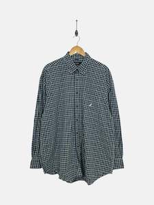 90's Nautica Embroidered Vintage Long Sleeve Shirt Size 3XL