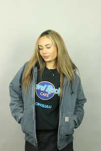 Hard Rock Cafe: 90's Hard Rock Cafe Honolulu USA Made Vintage Lightweight Sweatshirt Size 8-10