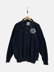 90's Baltimore Fire Department Embroidered Vintage Quarterzip Sweatshirt Size XL