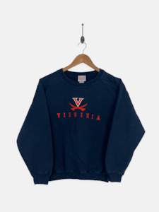 Discounted: 90's Virginia University USA Made Embroidered Vintage Sweatshirt Size 6