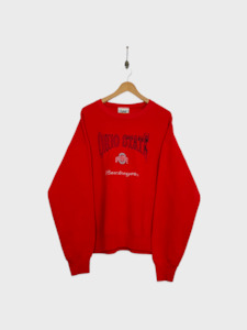 Discounted: 90's Ohio State Buckeyes Embroidered Vintage Sweatshirt Size M-L