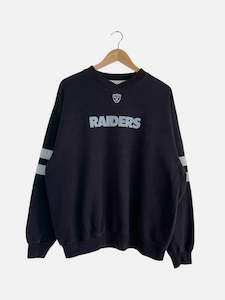 90's NFL Raiders Embroidered Vintage Sweatshirt Size XL-2XL