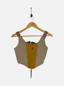 90's Reworked Ralph Lauren Embroidered Vintage Corset Size 8