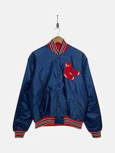 90's Boston Red Sox Vintage Satin Bomber Jacket Size S