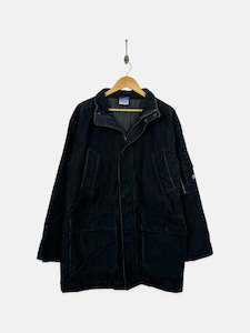 90's Reebok Embroidered Vintage Corduroy Long Jacket Size S