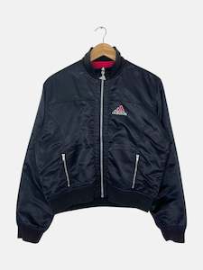 90's Adidas Embroidered Reversible Vintage Jacket Women's Size 12-14