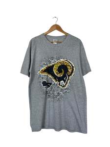 All T Shirts: 90's St Louis Rams Vintage Lee Sport T-Shirt Size L-XL