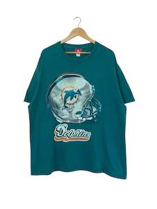 All T Shirts: 90's Miami Dolphins NFL Vintage T-Shirt Size 2XL