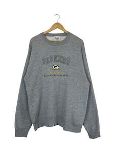 90's Green Bay Packers Embroidered Vintage Lee Sport Sweatshirt Size L