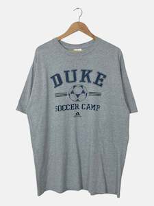 All T Shirts: 90's Adidas Duke Soccer Camp Vintage T-Shirt Size XL