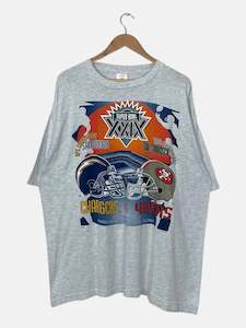 All T Shirts: 90's Chargers vs 49ers Vintage T-Shirt Size XL