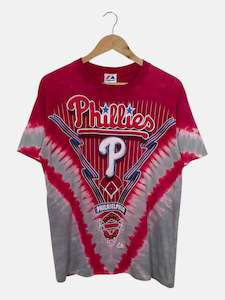 All T Shirts: 90's Phillies Vintage Tie-dyed T-Shirt Size S