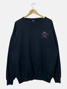 Mens Sweatshirts: 90's Chatfield Basketball Embroidered Vintage Sweatshirt Size XL