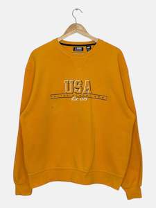 All Sweatshirts: 90's USA United States Army Embroidered Vintage Sweatshirt Size L