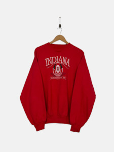 University: 90's Indiana Hoosiers Embroidered Vintage Sweatshirt Size L