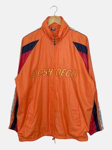 Usa Vintage: 90's DC Shoes Embroidered Vintage Hooded Jacket Size L-XL