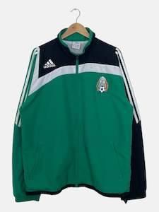 Adidas: 90's Adidas Mexico Football Embroidered Vintage Jacket Size L-XL