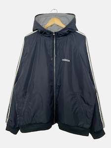 90's Adidas Embroidered Vintage Reversible Jacket Size XL-2XL