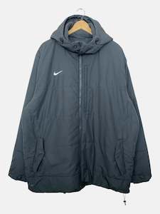 90's Nike Embroidered Vintage Hooded Puffer Jacket Size 2XL