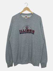 90's Property of Illinois Vintage Sweatshirt Size XL