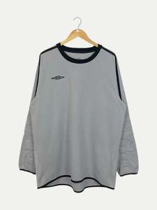 Mens Sweatshirts: 90's Lotto Embroidered Vintage Football Goalkeeper Jersey Size 2XL