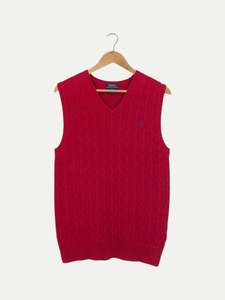 90's Ralph Lauren Embroidered Vintage Knit Vest Size L