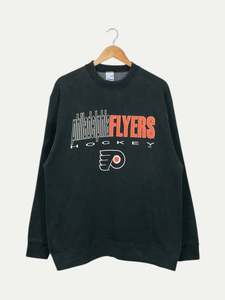 90's Philadelphia Flyers Hockey Vintage Sweatshirt Size M