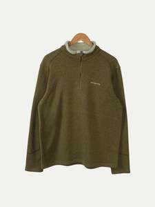 90's Columbia Embroidered Vintage Quarter-zip Sweatshirt Size L
