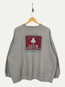 Usa Vintage: 90's Monte Carlo Casino Vintage Sweatshirt Size XL