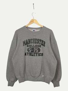 Usa Vintage: 90's Manchester College Vintage Sweatshirt Size M