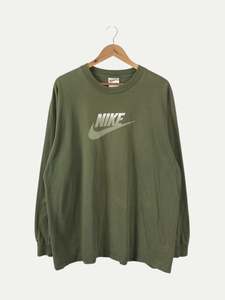 Nike: 90's Nike Long-sleeve Vintage T-Shirt Size 2XL