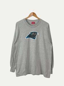 90's Carolina Panthers Long-sleeve Vintage T-Shirt Size M
