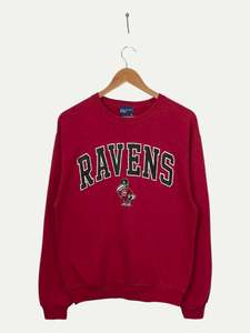 90's Ravens Embroidered Vintage Sweatshirt Size S