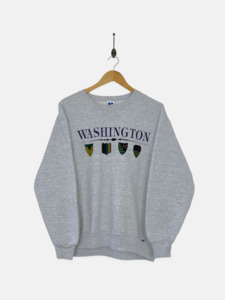 University: 90's Washington University USA Made Vintage Sweatshirt Size 10