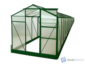 Greenhouse – Polycarbonate – 6mm, 942(L) x 193(W) x 230(H)cm