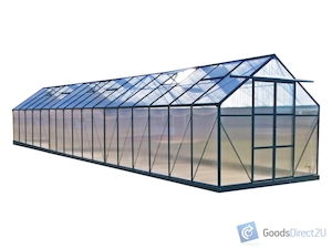 Greenhouse – Polycarbonate – 6mm, 1062(L) x 253(W) x 257(H)cm