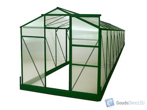 Greenhouse – Polycarbonate – 6mm, 507(L) x 193(W) x 230(H)cm