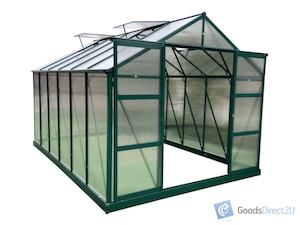 Products: Greenhouse – Polycarbonate – 6mm, 376(L) x 253(W) x 257(H)cm