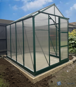 Greenhouse – Polycarbonate – 6mm, 254(L) x 193(W) x 230(H)cm